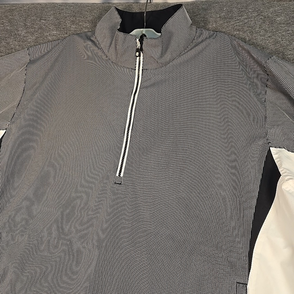 FootJoy DryJoys HydroLite Short Sleeve Quarter Zip Golf Rain Jacket Mens Large